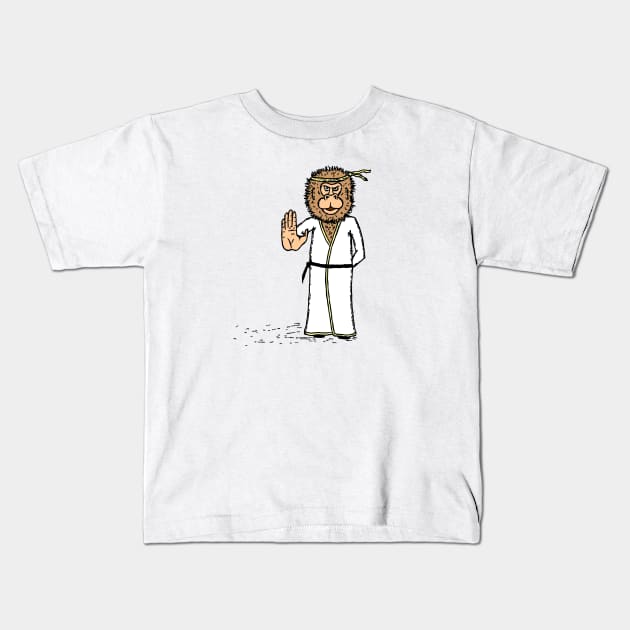 Kung Fu Monkey Kids T-Shirt by LK_TK_DESIGNS